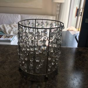 Wire and beads antique looking candle holder